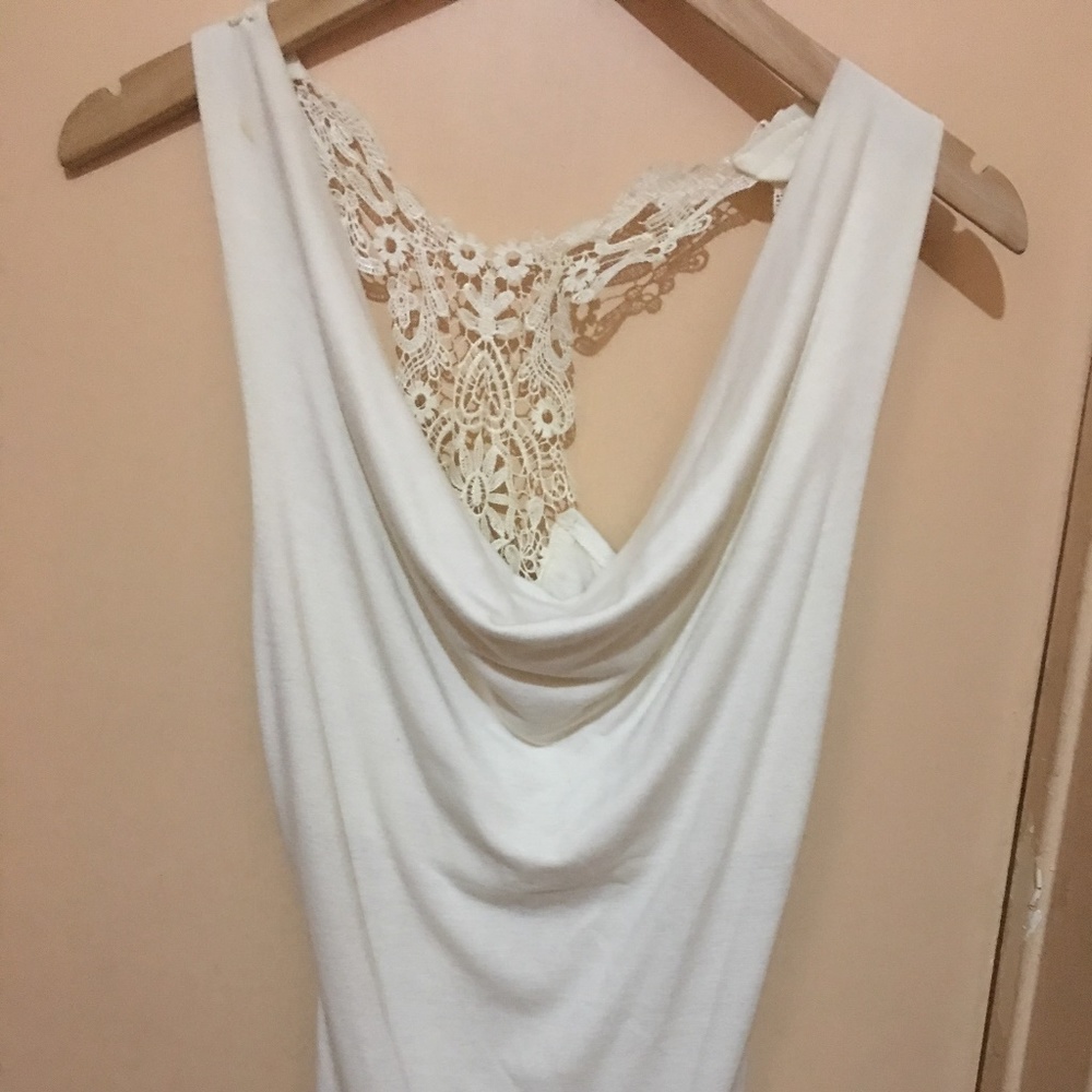 Super sexy cream top